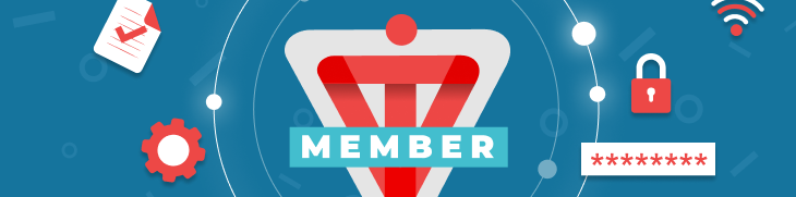 Logo of VPN Trust Initiative with sign "Member"