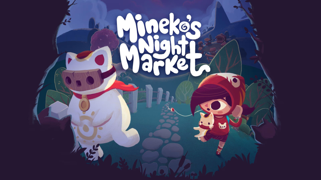 Screenshot of Mineko's night market game coming out in October.